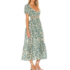 Free People Ellie Floral Printed Dress Size Small